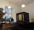 Church organ, interior south-east corner
