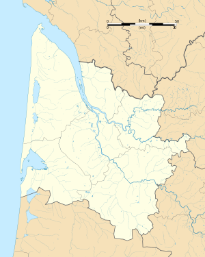貝爾韋斯-德卡斯蒂永在吉倫特省的位置