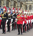 Modern British Household Cavalry soldiers