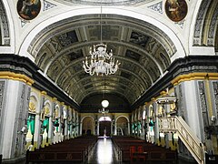 View from main altar to main portal