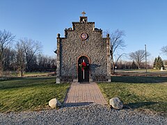 Kolping Chapel on its current site in the Chesterfield Historical Village