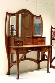 Dressing table by Gustave Serrurier-Bovy (1899)