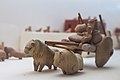 Image 45Clay and wood model of a bull cart carrying farm produce in large pots, Mohenjo-daro. The site was abandoned in the 19th century BC. (from History of agriculture)