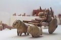 Image 46Clay and wood model of a bull cart carrying farm produce in large pots, Mohenjo-daro. The site was abandoned in the 19th century BC. (from History of agriculture)