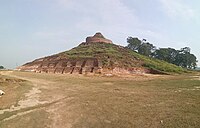 view of the stupa from the gate