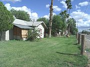 A row of former 1920's Shanty Houses in Peoria.