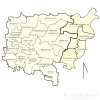 Singur CD block map showing GP and urban areas