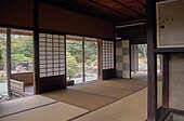 Interior of Shōkin-tei at Katsura Imperial Villa