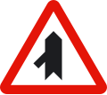 P-1d Intersection with priority over merge from the left