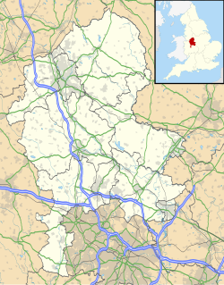 RAF Fauld is located in Staffordshire