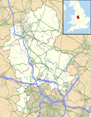 2023–24 Northern Premier League is located in Staffordshire