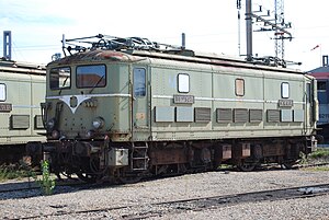 Picture of electric locomotive