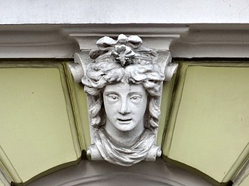 Detail of mascaron