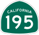 State Route 195 marker