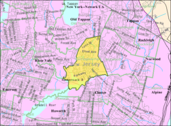 Census Bureau map of Harrington Park, New Jersey