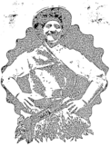 Arnold Blackner as the cowboy tenor