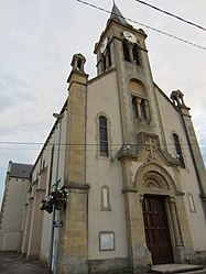 The church in Batilly
