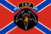 新俄罗斯联邦的快速反应部队的军队旗帜，基于军旗设计