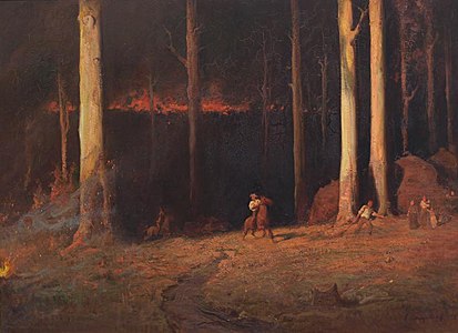 Gippsland, Sunday night, February 20th, 1898, 1898, National Gallery of Victoria