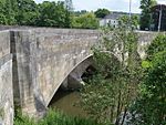 Hanging Bridge and attached retaining walls to road (that part in Ashbourne Road)