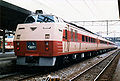 KiHa 183 series DMU on an Ōzora service at Sapporo Station in 1986