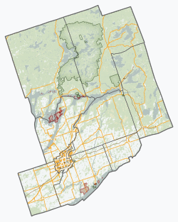 Trent Lakes is located in Peterborough County