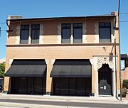 Knights of Pythias Building built in 1928 and located in 146 E. Washington St.. Listed in the National Register of Historic Places. Reference number 85002063