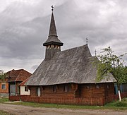 Wooden church in Saca