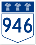 Highway 946 marker