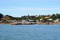 The pier of Paihia, New Zealand.j