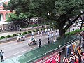 於2008年夏季奧林匹克運動會香港區火炬接力時，警察護送組出動執勤。