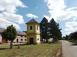Centre of Turovice with a chapel