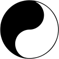"Yin-Yang symbol or Tao symbol" (without the dots) as reported in 1964