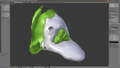 3D beak modeled