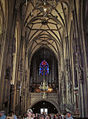 Interior of St Stephen's Cathedral in Vienna