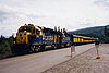 Alaska Railroad train pulled by two GP40s