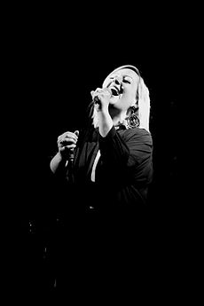 Alice Russell performing live in 2012