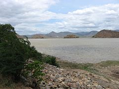 A view of the Cumbum Lake