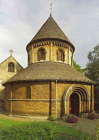 West front of the Church of the Holy Sepulchre, Cambridge