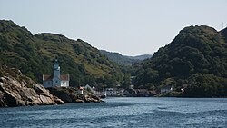 View of the village on the island of Hidra