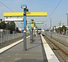 The platform at Washington station