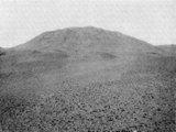 The layer pyramid as seen from the east, just prior to Reisner and Fisher excavations in 1910-1911.