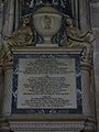 Memorial to Edward and Elizabeth Montagu, and their son John (Punch), north aisle, Winchester Cathedral.