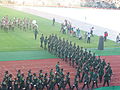 第17届联欢节开幕典礼上的南非国防军仪队