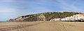 Beach and promontory of Nazaré, Portugal