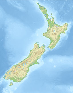 塔拉纳基山在新西兰的位置