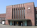 The entrance into the station