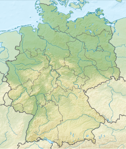 Location of Wassersportsee Zülpich in Germany.