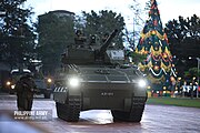 Philippine army Sabrah light tank on parade