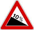 Steep descent